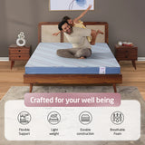 Livpure Mattress Comfort Foam Mattress King: 78x72x4 (RE) LSH-MAT-RE-CF4-331
