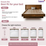 Livpure Mattress Comfort Foam Mattress King: 78x72x4 (RE) LSH-MAT-RE-CF4-331