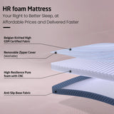 Livpure Mattress Comfort Foam Mattress King: 78x72x4 (RE) LSH-MAT-RE-CF4-331
