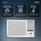 Voltas 2025 Model 1 Ton 3 Star Window Inverter (123 Vectra Platina(4011481), White)
