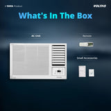 Voltas 2025 Model 1 Ton 3 Star Window Inverter (123 Vectra Platina(4011481), White)