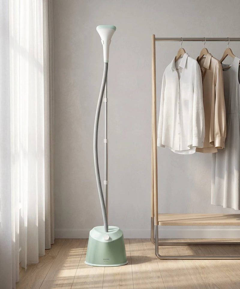 PHILIPS Garment Steamer STE1010/70 Single Pole 1000 Series 1600W (Desert Green)