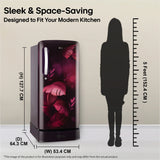 LG 185 L, 5 Star, Smart Inverter, Direct Cool Single Door Refrigerator (GLD1956ZAPI, Purple Ilan, Fit Max Chiller Tray, Base stand with Drawer & Runs on Home Inverter)