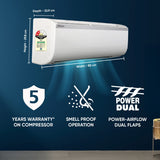 Daikin 0.9 Ton 2 Star Split AC, PM 2.5 Filter,Fixed Speed,ODU RQ30XV16VBA IDU FTQ30XV16VBA