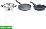 Prestige Classic Kitchen Set Induction Bottom Non-Stick Coated Cookware Set (Aluminium, 3 - Piece)