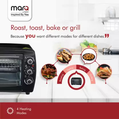 MarQ by Flipkart 18-Litre with Crumb Tray Oven Toaster Grill (OTG)