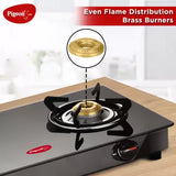 Pigeon Brunet Glass Manual Gas Stove