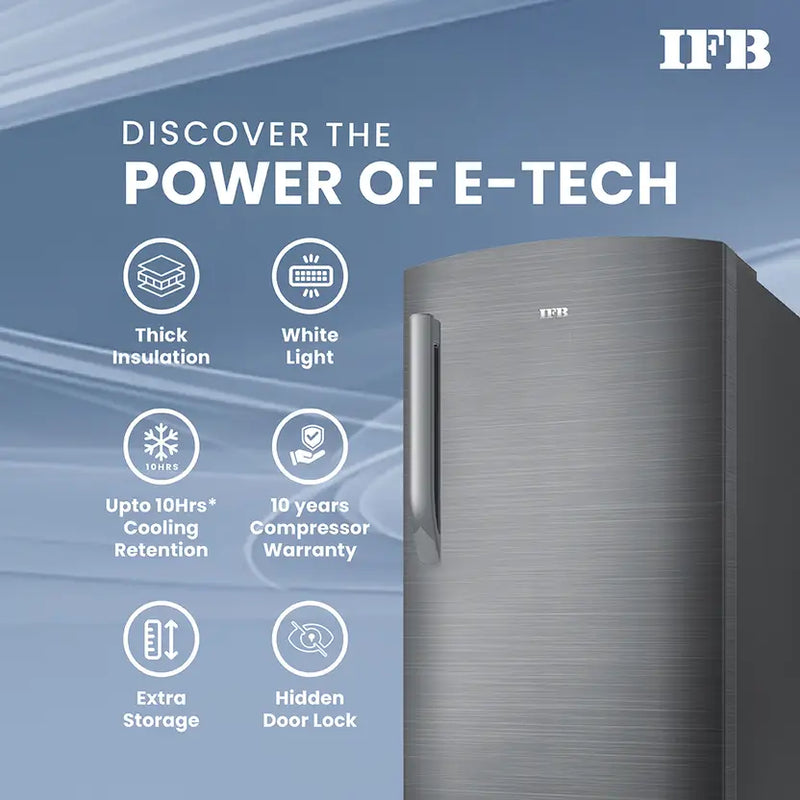 IFB 206L 5 Star Direct Cool Single Door Refrigerator (IFBDC-2325DBSE)