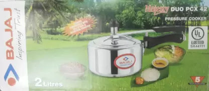 BAJAJ 2 L Inner Lid Induction Bottom Pressure Cooker