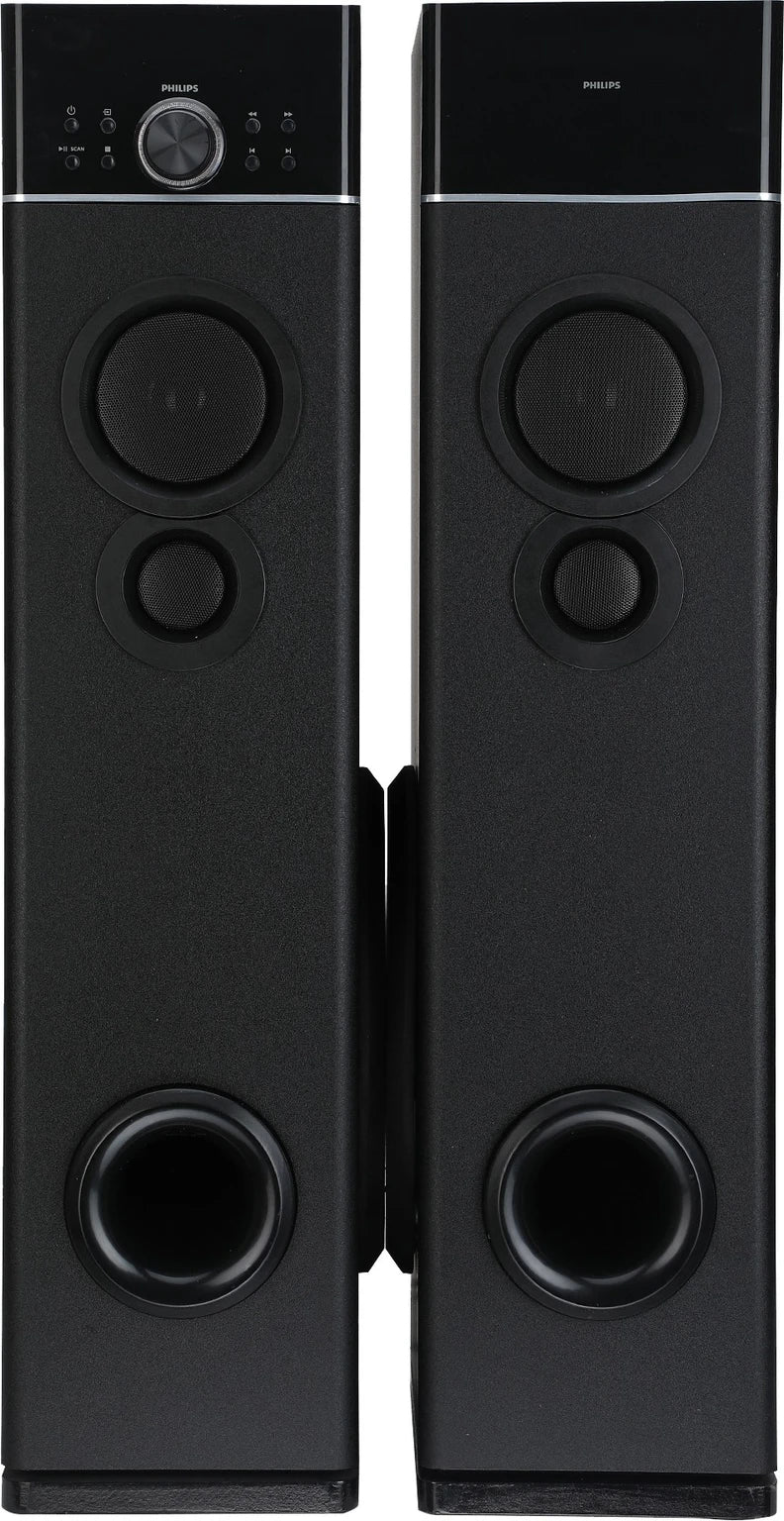 PHILIPS SPA9120B/94 120 W Bluetooth Tower Speaker (Black, 2.0 Channel)