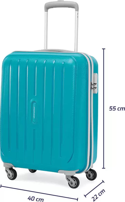 Buy ARISTOCRAT PHOTON STROLLY 55 360 TBL Cabin Suitcase 22 inch Online Neverowned India