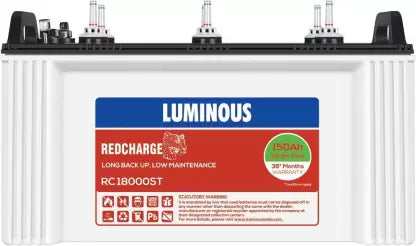 LUMINOUS RC18000ST Tubular Inverter Battery (150Ah)