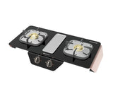BAJAJ 2BRGF8 Frameless Glass Manual Gas Stove (2 Burners)