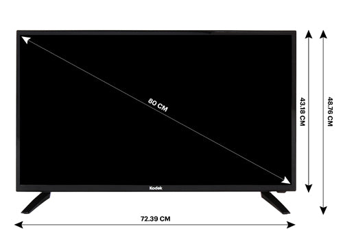 KODAK X900 80 cm (32 inch) HD Ready LED TV (32HDX900s) (3 Month Warranty By Neverowned)
