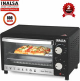 Inalsa Quick Chef 10BK 10L Oven Toaster Griller (Black)