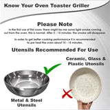 Inalsa Quick Chef 16BK 16L OTG with Baking Pan, Grill Tray, Crumb Tray & Tray Handle, BlackInalsa OTG Quick Chef 16BK