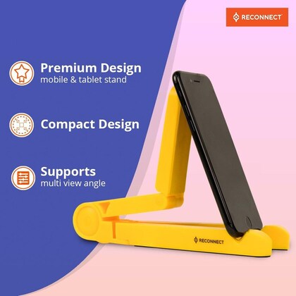 Reconnect Mobile & Tablet Stand YELLOW