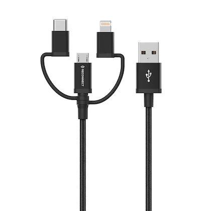 Reconnect USB-TypeC-Lightning 3in1cable