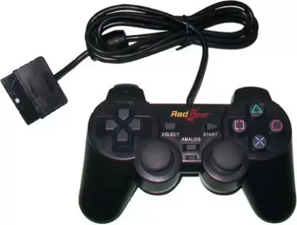 Red Gear Titan Tremor Wired Controller (Black, For PS2)