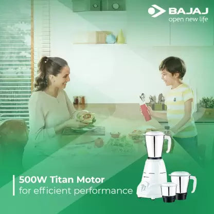 BAJAJ 3 Jar 500 W Mixer Grinder