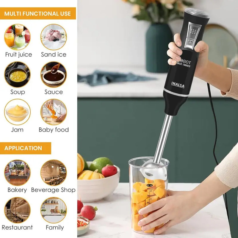 Inalsa Hand Blender Robot Inox 1000ES
