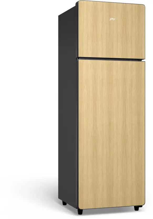 Godrej 244 L Frost Free Double Door 3 Star Refrigerator (Oak Wood, Black, RT EONVOGUE 280C RI OK WD)