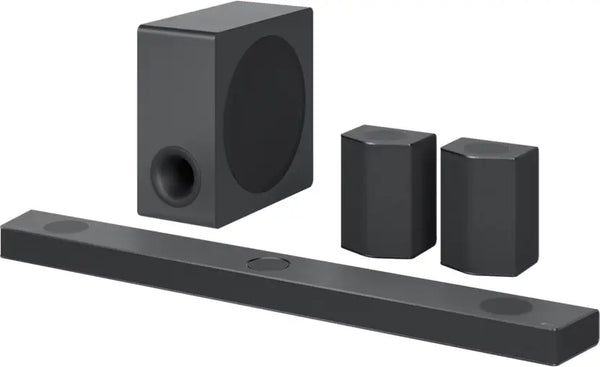 LG S95QR, World's 1st Triple Upfiring speaker, Dolby , , 810W, 9.1.5 Ch 810 W Bluetooth Soundbar (Dark Steel Silver, 9.1.5 Channel)