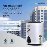 Sansui 15 L Storage Water Geyser (AquaHot, White)