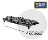 UCOOK JUNTO A Series 4 Burners Glass Top Glass Manual Gas Stove (4 Burners)