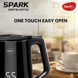 Pigeon Spark Digital 1500W With Stainless Steel Body Electric Kettle (1.5 L, Black)
