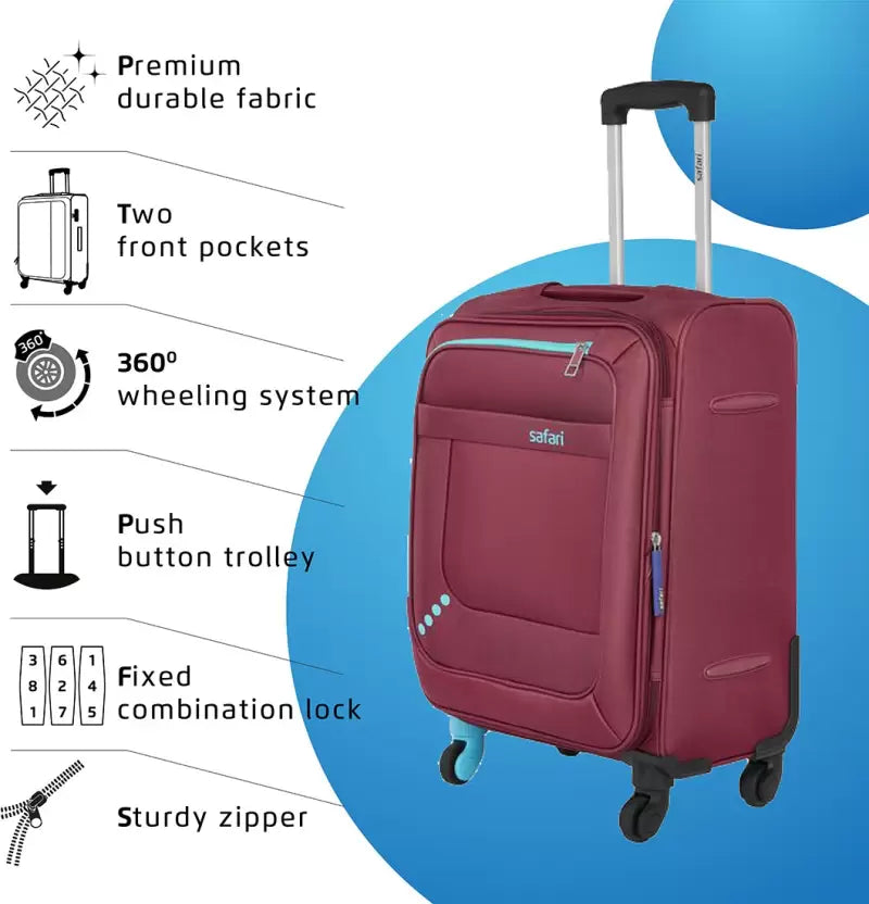 Buy SAFARI STAR 75 4W Expandable Check in Suitcase 30 inch