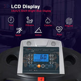 Powermax Fitness TDA-111 (4HP Peak) LCD Disp., BMI, Spring Resistance, Pro-Workout Foldable Home Treadmill