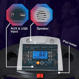 Powermax Fitness TDA-111 (4HP Peak) LCD Disp., BMI, Spring Resistance, Pro-Workout Foldable Home Treadmill