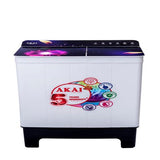 Akai 8.5 kg Semi-Automatic Top Loading Washing Machine (AKSA85CPFG)