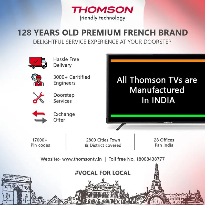 Thomson R9 60 cm (24 inch) HD Ready LED TV (3 Month Warranty By Neverowned)