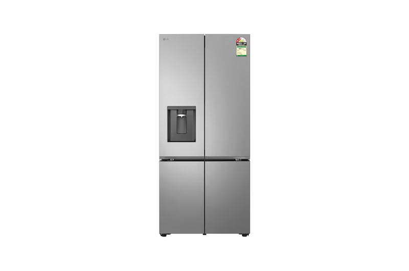 LG 604 L 2 Star Frost Free French Door Smart Refrigerator with Water Dispenser & Wi-Fi (Prime Silver) - GVF25FFLJB