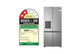 LG 604 L 2 Star Frost Free French Door Smart Refrigerator with Water Dispenser & Wi-Fi (Prime Silver) - GVF25FFLJB