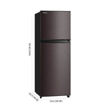 Toshiba, Frost Free, Net Capacity 253 L, Real Inverter,2 Star, Satin Grey GR-RT329WE-PMI(37)