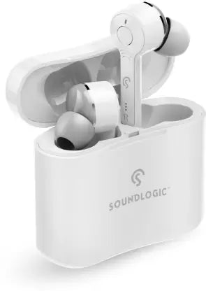 SoundLOGIC TrueBeats Pro Bluetooth Headset (White, True Wireless)