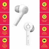 SoundLOGIC TrueBeats Pro Bluetooth Headset (White, True Wireless)