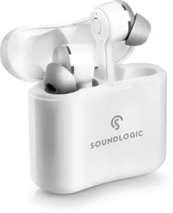 SoundLOGIC TrueBeats Pro Bluetooth Headset (White, True Wireless)