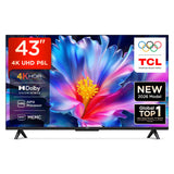 TCL 43P6L 109.22 cm (43 inch) Ultra HD Google TV, Black