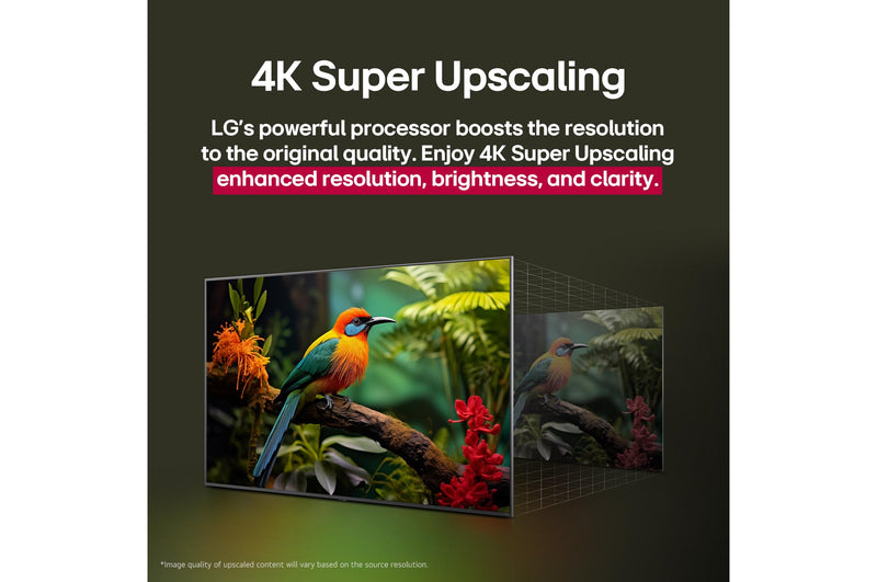 LG 164 cm (65) 4K UHD AI TV (UA8300), AI Processor Gen8, FILMMAKER MODE ™, with Dolby Atmos 2025