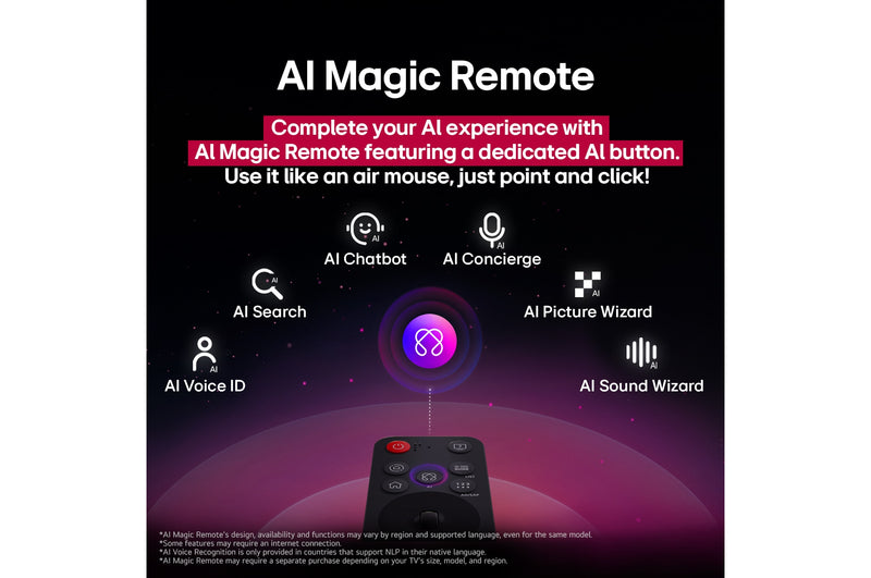 LG 164 cm (65) 4K UHD AI TV (UA8300), AI Processor Gen8, FILMMAKER MODE ™, with Dolby Atmos 2025