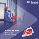 Bajaj Majesty MX 15 Steam Iron White/Red (Steam Iron)