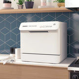 Galanz W3A1G2-0E0 Free Standing 4 Place Settings Intensive Kadhai Cleaning| No Pre-rinse Required Dishwasher