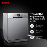 Galanz W60B1A401J_AE0 Free Standing 12 Place Settings Dishwasher