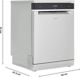 Whirlpool WFO3O33 DLX IN Free Standing 14 Place Settings Intensive Kadhai Cleaning| No Pre-rinse Required Dishwasher