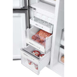 Haier 598L 3 Star 3-Door Side by Side Frost Free Refrigerator (HRT-683ISU1, Inox Steel)