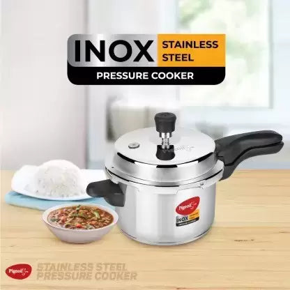 PIGEON INOX STAINLESS STEEL PRESURE COOKER 2L OUTER IB